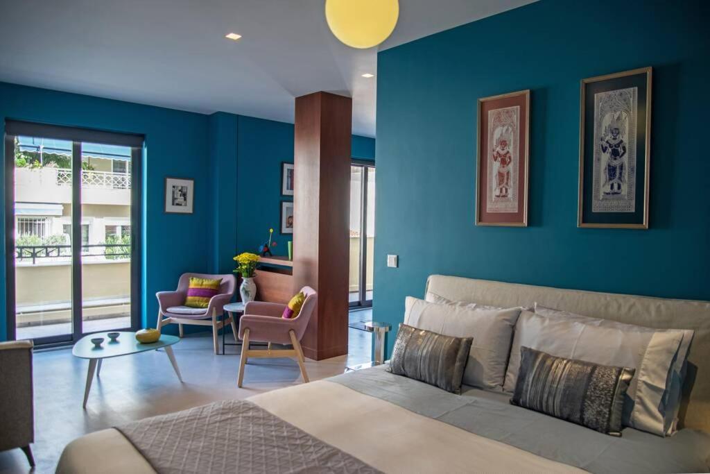 Stylish Decorated Apartment In Kolonaki Athen Eksteriør billede